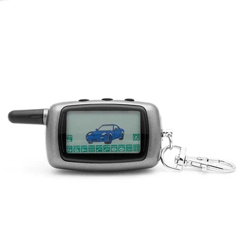 A9 Nøglering Key Fob Kæde LCD-Fjernbetjening Til Røde A9 Twage To-Vejs Bil Alarm Systemer