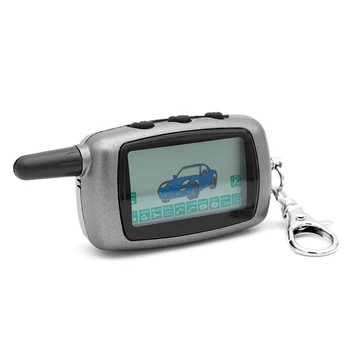 A9 Nøglering Key Fob Kæde LCD-Fjernbetjening Til Røde A9 Twage To-Vejs Bil Alarm Systemer