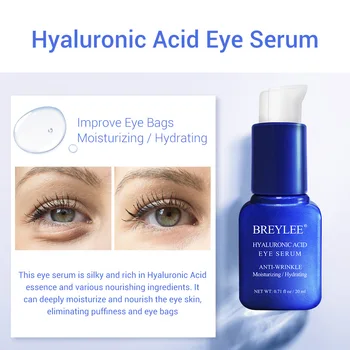 Retinol Eye Serum Eye Care Hyaluronsyre og Vitamin C Eye Cream Hud Pleje Eye Poser Fugtgivende Mørke Rande Opstrammende 20ml