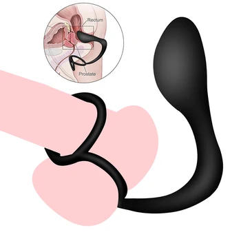 Mandlige Silikone Anal Prostata Massager Penis, Pik Ringe Sex Legetøj Til Mænd G-Spot Stimulation Voksen Erotisk Produkter Intime Varer