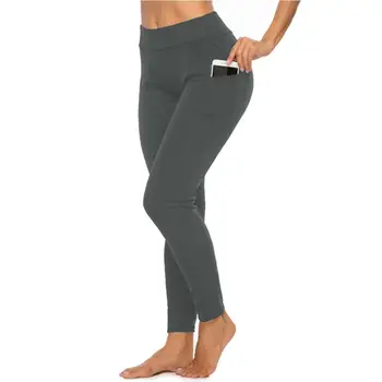 Kvinders Sport Leggings Fitness Yoga Fitness Workout-Bukser med Høj Talje, Lomme Ydeevne Tynde Bukser, Leggings, Mode Nyt