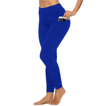 Kvinders Sport Leggings Fitness Yoga Fitness Workout-Bukser med Høj Talje, Lomme Ydeevne Tynde Bukser, Leggings, Mode Nyt