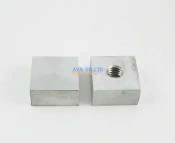 12 Stykker 20mm Aluminium Skive Glas bordplade Adapter Vedhæfte Pladsen Dekoration