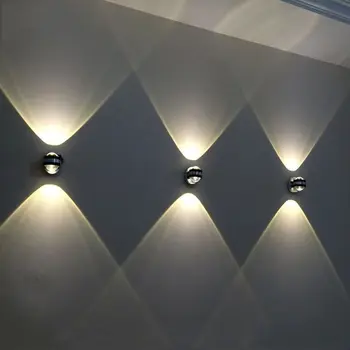 ANTINIYA moderne indendørs Op ned væglampe led-hotel dekoration lys stue, soveværelse sengen TV baggrundsbillede lamper