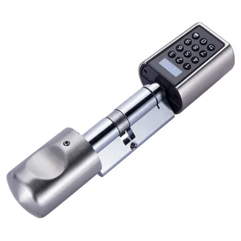 Smart Cylinder Lås Med APP Keyless-Elektronisk dørlås Bluetooth-Lås, Digital Kode RFID-Kort, Elektriske Lås