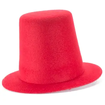 Mini Top Høj Hat Mand Kvinder bryllupsfest Fascinator Hat EVA 9cm Øjne, Hat Base DIY Håndværk Fast Mand Kvinder Dans Hat A006