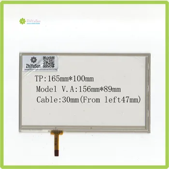 ZhiYuSun HST-TPA7.0DG kompatibel 165mm*100mm Kompatibel Touch Screen glas 165*100 for GPS tble BRUG