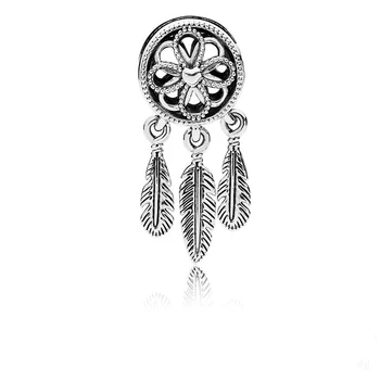 Nye 925 Sterling Sølv Dejlig Fugl Perler Charme Passer Oprindelige Pandora Armbånd Smykker Gave