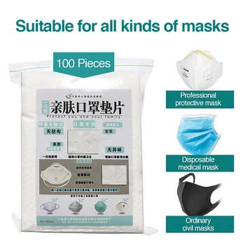 100-500pcs Engangs-3 Lag af Masker Pakning Safety Anti Støv og Tåge Åndbar Munden Ansigt Maske, Udskiftning Pad Bomuld Mat