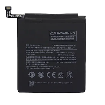 BN31 Batteri Til Xiaomi Mi5x Mi 5X Mobiltelefon Batterier 3080mAh Høj Kapacitet Gratis Værktøjer
