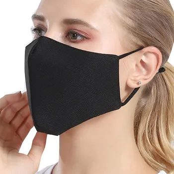 5PC Unisex Solid Bomuld Munden Maske Udendørs Vaskbar Genanvendelige Beskyttelse ansigtsmaske Åndbar Facial Munden Dække Munden til at dæmpe