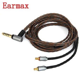 Earmax A2DC Til 4,4 mm Øretelefon Opgraderede Kabel-OCC Sølv Plating HiFi Audio Kabel Til ATH-LS400/LS300 For ATH-CKR100/CKR100is
