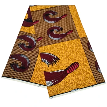 Blesing polyester stof til kjole engros afrikanske stof afrikanske voks print tissus afrikansk print stof