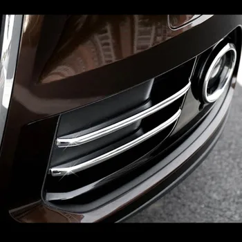 Tågeforlygte Ramme Dekoration Dække Trim 4stk For Audi Q5 2012-2016 Chrome ABS Bil Udvendig Tilbehør
