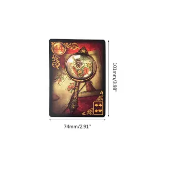 Forgyldte Reverie Lenormand Seer Card Full English 47 Tarotkort Divination Skæbne