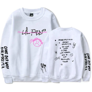 WAWNI Lil Peep HELLBOY O-Hals Sweatshirts Mænd Mode Lang Harajuku Rund Hals Sweatshirt Hip Hop Streetwear