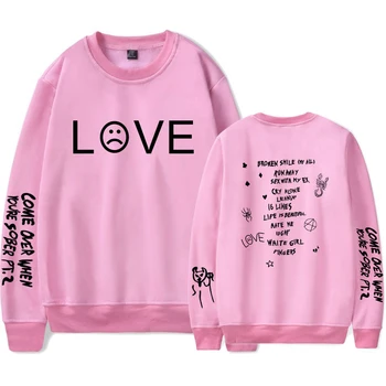 WAWNI Lil Peep HELLBOY O-Hals Sweatshirts Mænd Mode Lang Harajuku Rund Hals Sweatshirt Hip Hop Streetwear