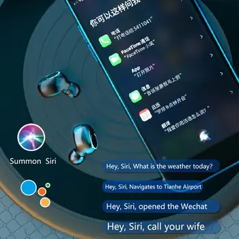 Trådløs Bluetooth-Hovedtelefon 5.0 Led Skærm Touch 9D Stereo Sport Musik Vandtætte Øretelefoner Headset Til Smart Phone