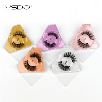 YSDO Vipper Engros 10//20/50/100 Pc ' Faux Mink Øjenvipper Dramatiske Bløde 3D-Mink-Vipper, Makeup Naturlig Falske Øjenvipper I Bulk