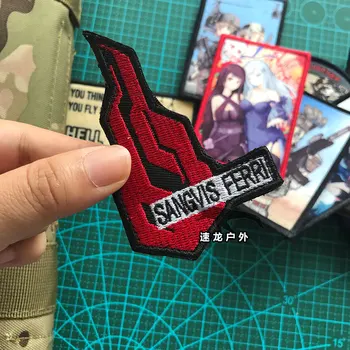 Spil Frontline 404 AGS-30 9A91Cosplay DIY Broderet Tags Patch Klud Patches Armbind Rygsæk Indretning Badge Rekvisitter