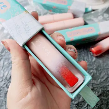Von Gee ice cream lip tint sexet rød græskar jordbær farve langvarig vandtæt velvet matte lip gloss AC241