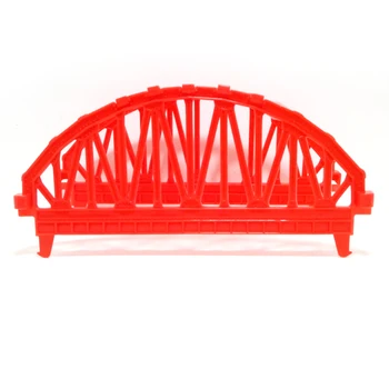 D503-18 cm røde bro netværk 2pcs/MEGET Velegnet til elektriske tog toget legetøj generelt jernbane scenarie tilbehør styr toy