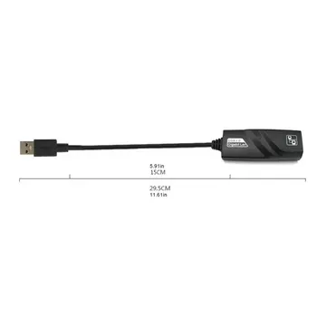 USB Til RJ45 Computer Ekstern PC Tablet Universal 3.0 Gigabit-netværkskort af Ethernet-Plug And Play-Indikator Design