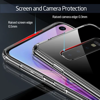 ESR Hærdet Glas Tilfældet for Samsung Galaxy S10 Note 10 Plus Luksus Hårdt Cover til Samsung S10 e Bumper Case til Samsung S10 Plus