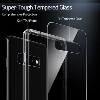 ESR Hærdet Glas Tilfældet for Samsung Galaxy S10 Note 10 Plus Luksus Hårdt Cover til Samsung S10 e Bumper Case til Samsung S10 Plus