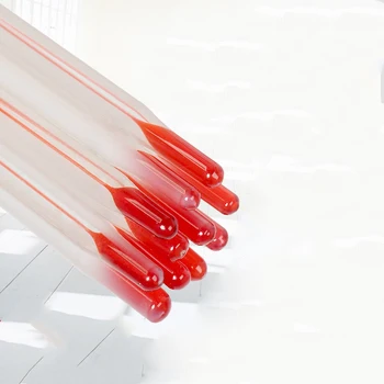 Alkohol red flydende glas termometer med rød vand termometer glasstav termometer bar bordet vand-temperatur-måler