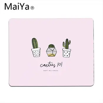Maiya Smuk Akvarel kaktus plante Gaming-Afspiller, skrivebord, værdiboks til bærbar Gummi musemåtten Gratis Fragt Stor musemåtte Tastaturer Mat