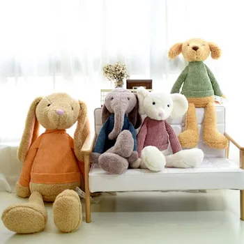Sweater bløde kanin, hund, mus, elefant udstoppet legetøj formilde dukke hjem sofa børneværelset dekoration af høj kvalitet gave til børn