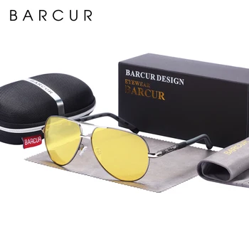 BARCUR Mænd, solbriller, Polariserede UV400 Beskyttelse Kørsel Sol Briller Kvinder Mandlige Oculos de sol