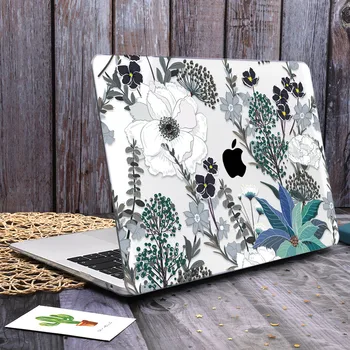 Blomst Udskrivning af Plastik etui til MacBook Air Pro Retina 11 12 13 15 16 tommer 2020 A2338 A2289 A2179 A2337 Tastatur Cover
