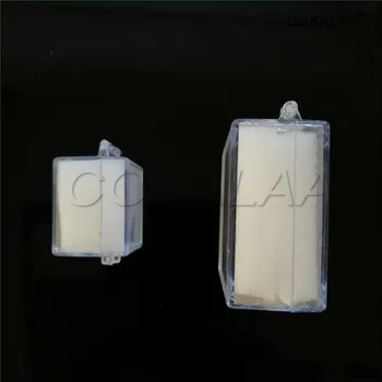 50 stykker Dental Lab Værktøjer Dental Plast emballagen/ Crown Transport Kasse med Foam Inserts for Enkelt-Kroner & Bro