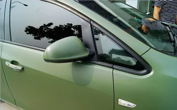 Gratis forsendelse mat army grøn bil mærkat med aircondition og gratis bobler med størrelsen: 1.52*30m(5FTX98FT)Roll
