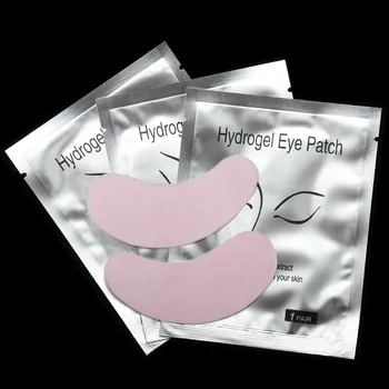 50 Par Øjenvipper Pink film Pad Gel-Patch Under Eye Pads Lash til Eyelash Extension Papir Lapper Tips Mærkat Wraps udgør Værktøjer