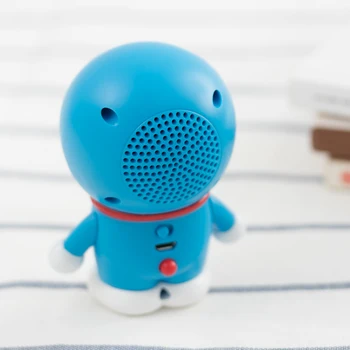 Iconstel New Rock Doraemon Mini Bluetooth højtaler Robot Kat Dukke Bærbare Trådløse musikafspiller Desktop dekoration gave