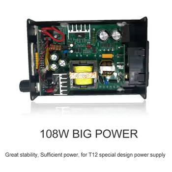 STM32 OLED - /1,3 tommer T12-953 Digital Lodning Station Elektroniske loddekolbe med 907 plast håndtag T12 loddekolbe tips