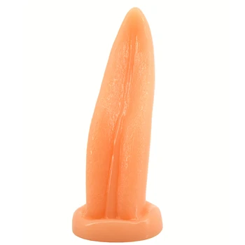 FAAK Sexet Tungen Form Anal Plug 4 farver Hot Salg Mandlige Dildo Sex Legetøj Til Mænd Smuk&Sundhed PVC Voksen Produkter