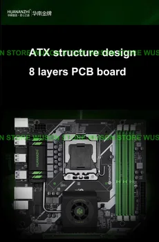 HUANANZHI X58 Deluxe Bundkort Bundle På Salg Processor Intel Xeon X5675 6 Heatpipes Køligere Store Brand Hukommelse 24G(3*8G) RECC