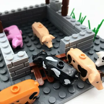 2021 svinefarm Kylling Coop Blokke Legetøj til Børn Kompatibel MOC Svineopdræt Ranch Mursten Sat Børn DIY Gaver over 3 År Gammel