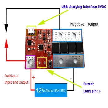 1stk 18650/32650 Lipo Batteri punktsvejsning PCB Kredsløb med USB-Charing Port Pletter Svejser Modul DIY Håndholdte Lodning