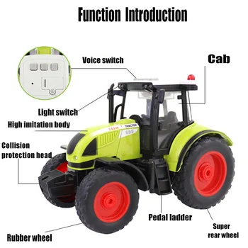 Børns Legetøj Traktor Large-scale Simulation landmandens Køretøj Model Farm Transport Trailer Gaver Til Børn