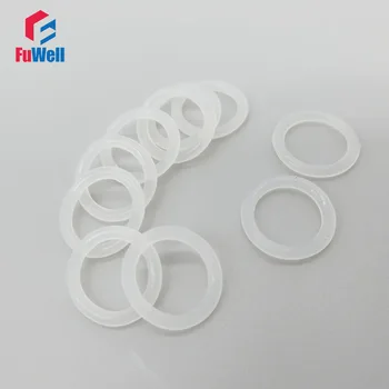 3,5 mm Tykkelse White Silicon O-ringe, Tætninger fødevaregodkendt 82/85/90/92/95/100/105/110/115/120mm OD Gummi O-Rings Pakning Skive