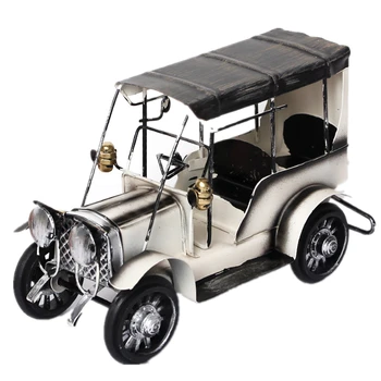 VILEAD 13cm Strygejern Classic Car Model Vintage Bil Figur Home Decor Kreative Souvenir-Gave til Børn Kontor Dekoration