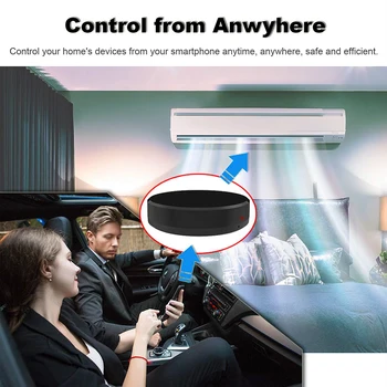 IRBOX Mini Universal Wifi Smart IR Infrarød Stemme Fjernbetjening AC-TV Støtte Tuya / Intelligent Liv APP Arbejde Med Alexa, Google Startside