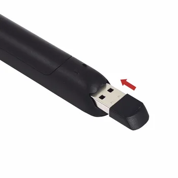 ESYNiC USB Wireless Presenter PPT PowerPoint Laser Pointer 2,4 G RF Wireless Præsentation Fjern Rød Laser Pen Fjernbetjening
