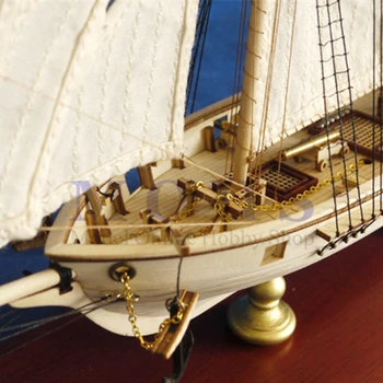 Samling model kits retro/messing sejlads Halcon COMBO klassisk træ sejlbåd skala træ-montage skib bygge-kits