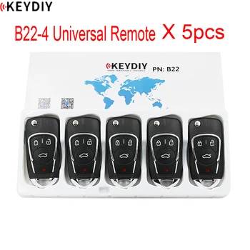 5PCS/MASSE, KEYDIY Oprindelige KD900K/D900+/URG200/KD-X2 Nøglen Programmør B-Serien Fjernbetjening B22-4/3+1 til bilnøgle